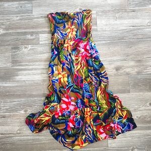 Aerie Multicolor Smocked Dress